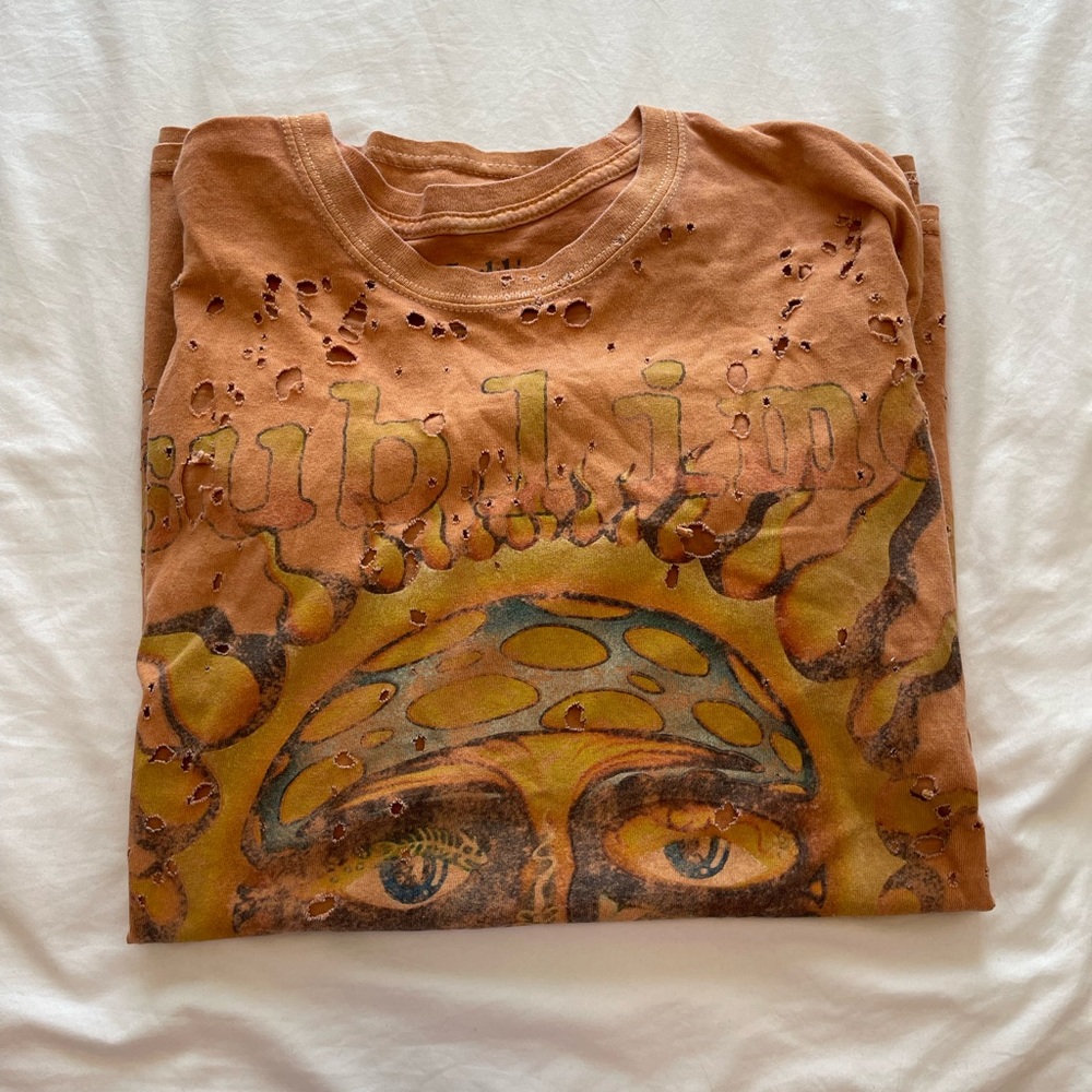 Urban Outfitters Sublime T-shirt dress in Orange, size S/M.
